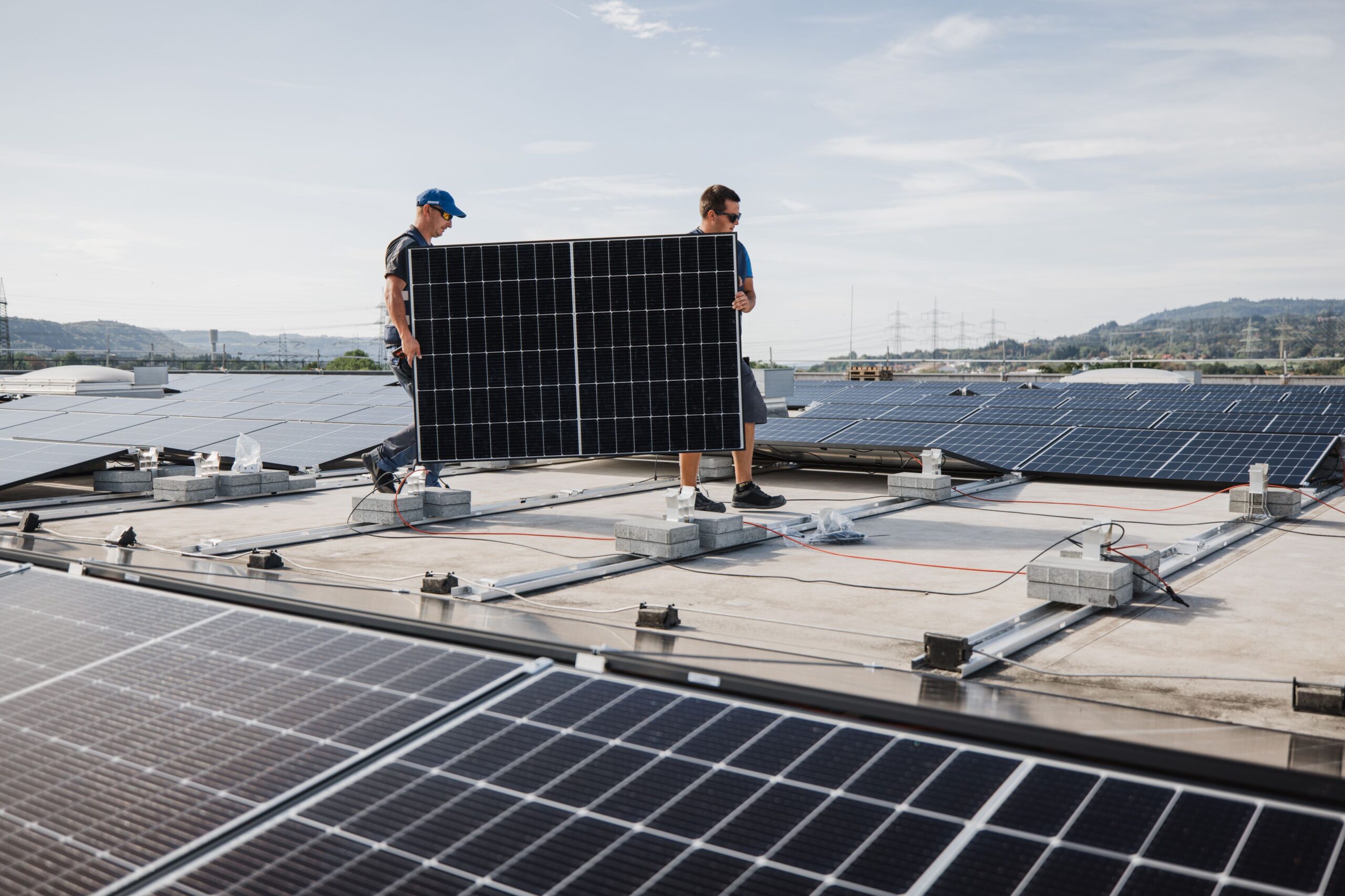 Konventionelle Glasmodule für Solaranlagen