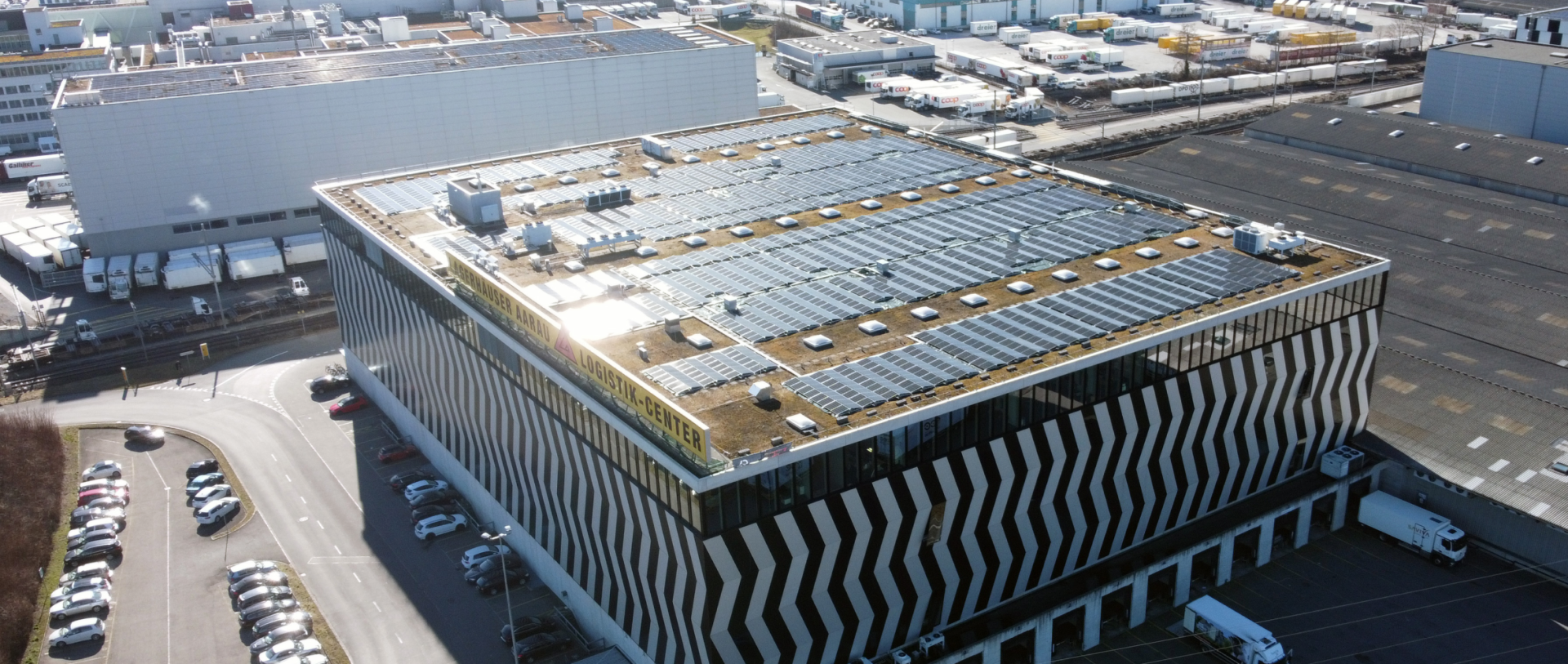 Photovoltaikanlage - Lagerhäuser Aarau