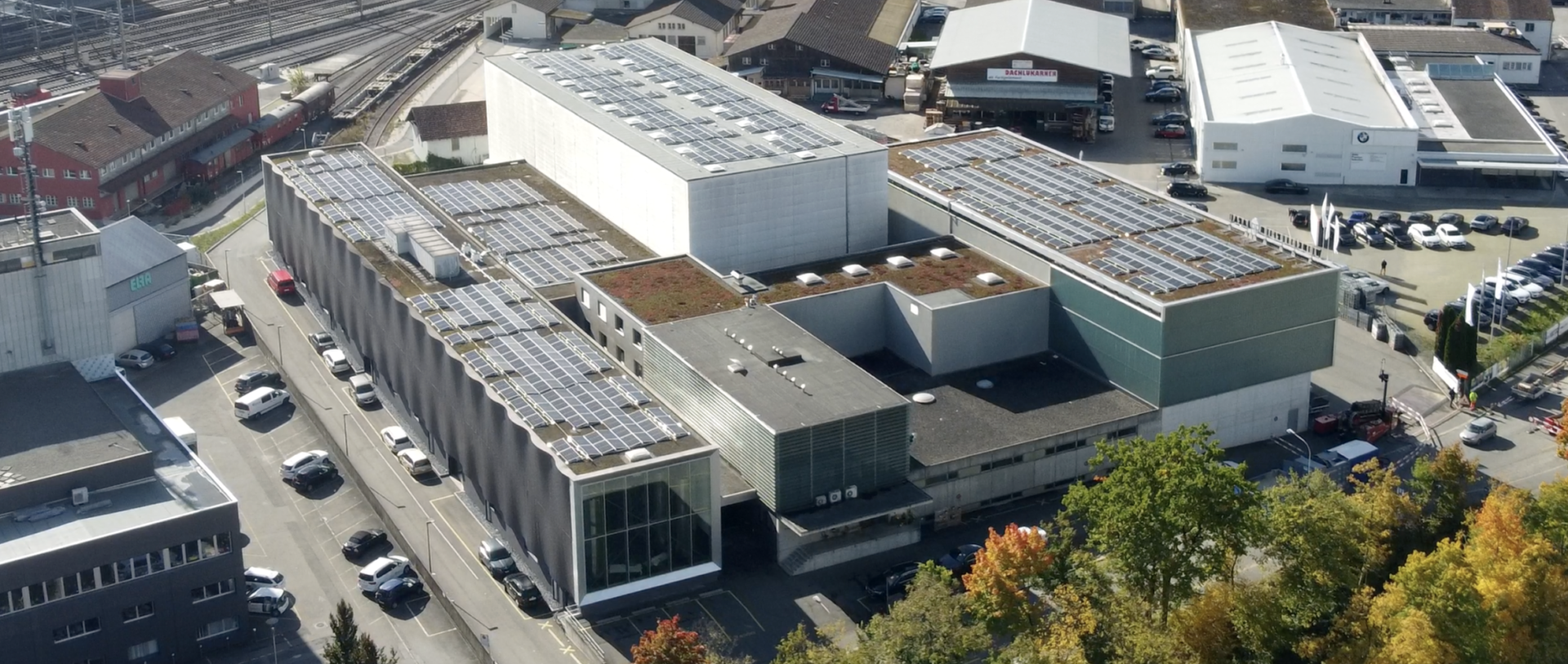Photovoltaik Kraftwerk - Weinkellereien Aarau
